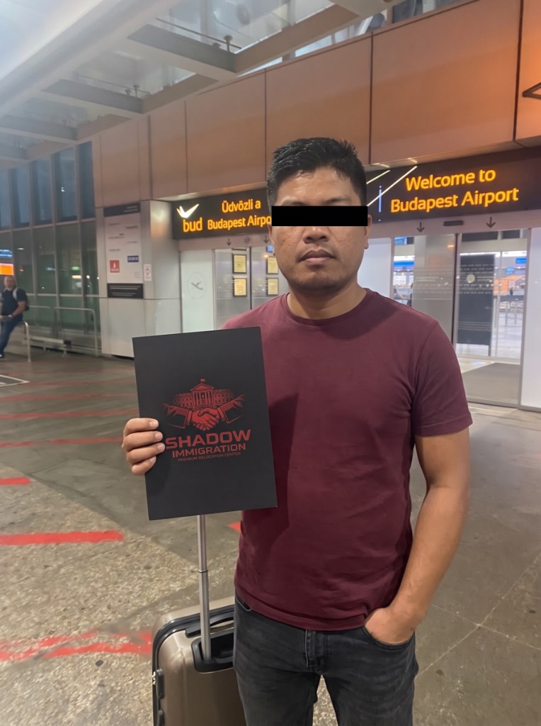Client Arrival at Budapest Airport with Shadow Immigration Dossier